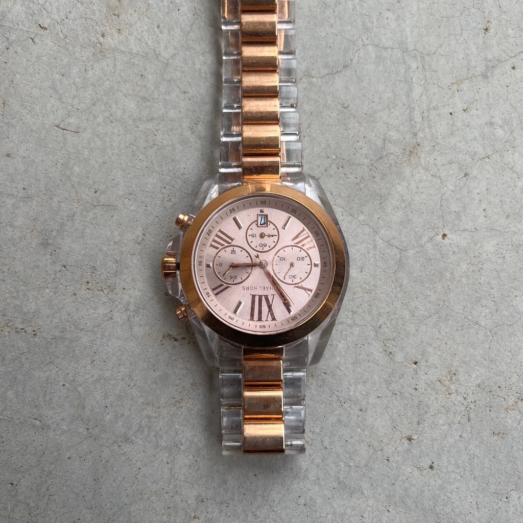 Michael Kors Rose Gold Watch Preowned Michael Kors Rose Gold Watch Preowned